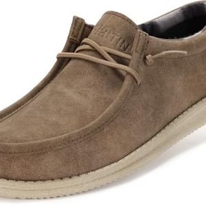 41KwtUmiv3L.jpg Men's Easy Breezy Slip On Loafers | Foam-Cushioned Footbed | Ultralight Flex Sole