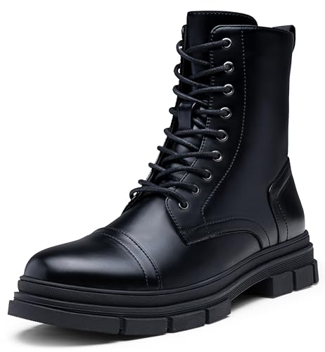 Men's Boots Fashion High Top Motorcycle Boots Waterproof Boots for Men