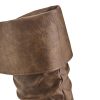 Medieval Male and Female Renaissance Pull On Mid Calf Gothic Boots Flat Jazz Boots Renaissance Boot