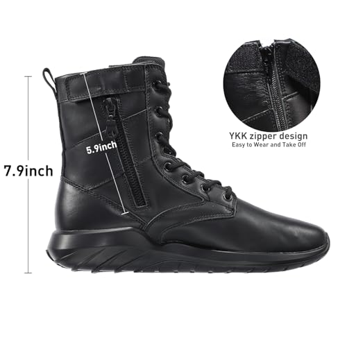 41RbYlbJE2L.jpg Tactical Boots for Men and Women Lightweight Sneaker Boots Work Hiking Military Booties
