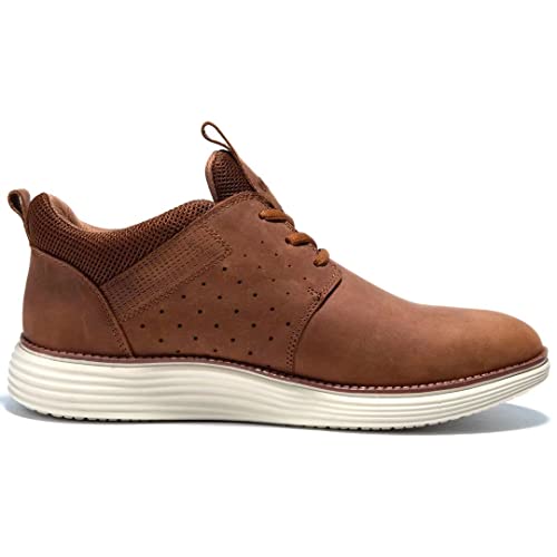 Leather Loafers, Casual Slip-On Sneaker Shoes for Men