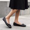 41VICgqBnVL.jpg Women's Flats Shoes Faux Suede Round Toe Ballet Dressy Flats Comfortable Slip On Walking Shoes