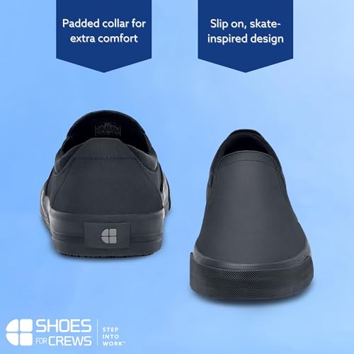 41W8vADo9L.jpg Unisex Slip-On Work Shoe - Non-Slip, Comfortable & Water-Resistant Slip-On Work Sneaker for Men & Women - Ideal for Restaurant,