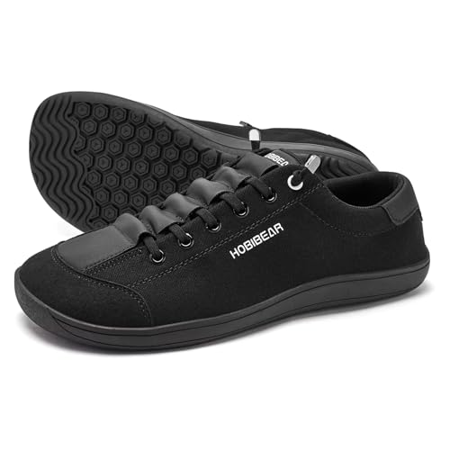 Barefoot Minimalist Shoes Womens Mens | Zero Drop | Wide Width Canvas Slip-on Shoes