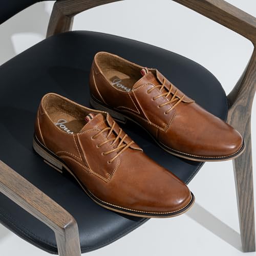 Men's Dress Shoes Leather Classic Formal Mens Oxfords Retro Derby Oxford