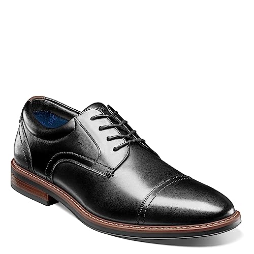 Men's Centro Flex Cap Toe Oxford Dress Casual Leather Comfortable Lace Up