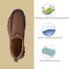 Men's Slip-On Loafers Comfortable Leather Casual Walking Shoes for Work Office Dress Outdoor