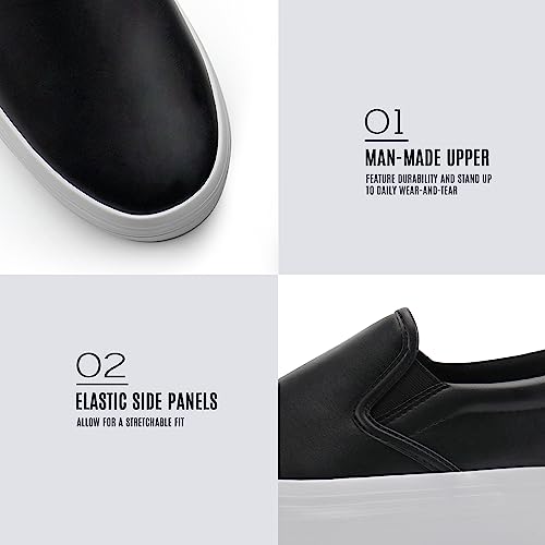 Women Slip-on Platform Loafers Casual Comfortable Loafer Shoes