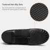 41kA3t3wbyL.jpg Jazz Shoes for Women Men Leather Upper Slip-on Dance Shoes Unisex