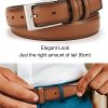 41lZBeo8M8L.jpg Mens Belts Leather 1 1/8" for Gift Men - Perfect Companion to Mens Dress Shoes