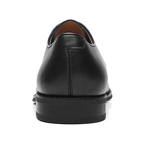 Mens Leather Updated Classic Cap Toe Oxfords Lace Dress Shoes