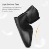 41qrlL5qHvL.jpg Jazz Shoes for Women Men Leather Upper Slip-on Dance Shoes Unisex