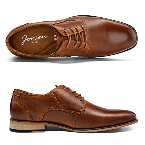 Men's Dress Shoes Leather Classic Formal Mens Oxfords Retro Derby Oxford