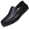 Men's Premium Genuine Leather Casual Slip on Loafers Breathable Driving Shoes Fashion Slipper