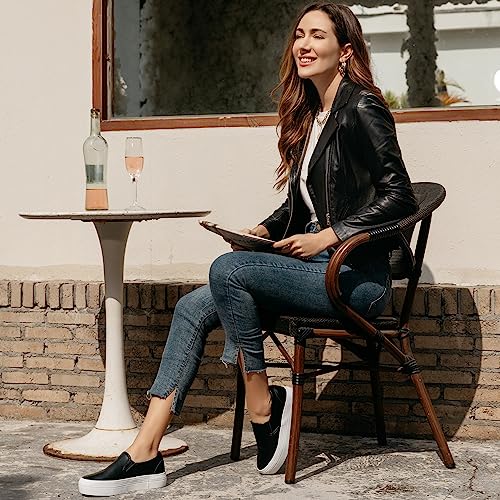 Women Slip-on Platform Loafers Casual Comfortable Loafer Shoes