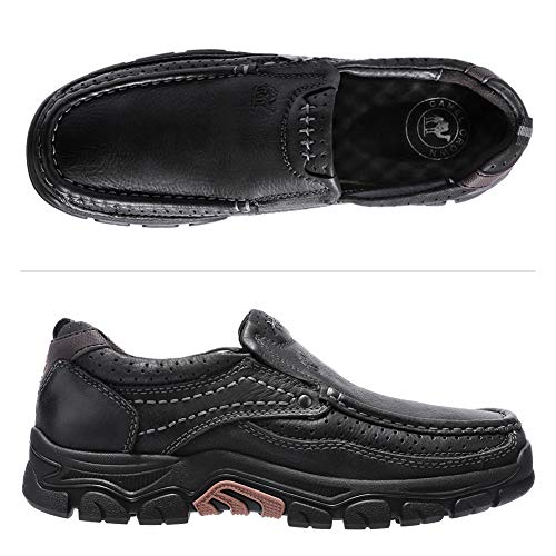 Mens Loafers Slip On Loafer Leather Casual Walking Shoes Comfortable for Work Office Dress Outdoor