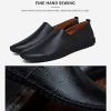 Men's Genuine Leather Loafer Shoes Slip On Soft Walking Driving Shoes