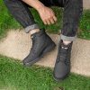 51CgrS81rkL.jpg Soft Toe Work Boots Men Waterproof Non Slip Hiking Tactical Motorcycle Chukka Boot 6 Inch Leather Comfortable Shoes