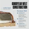 EverBoots Mens Work Boots for Men, Leather EverFit Lightweight Comfort Boot, Anti Slip & Shock Absorption, Soft Oil Grain,