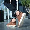 Leather Loafers, Casual Slip-On Sneaker Shoes for Men