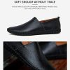 Men's Genuine Leather Loafer Shoes Slip On Soft Walking Driving Shoes