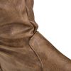 Medieval Male and Female Renaissance Pull On Mid Calf Gothic Boots Flat Jazz Boots Renaissance Boot