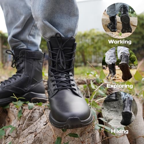 51X5D6sNx2L.jpg Tactical Boots for Men and Women Lightweight Sneaker Boots Work Hiking Military Booties