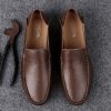 51nGfByIx2L.jpg Men's Casual Genuine Leather Slip On Soft Driving Walking Shoes Penny Loafer Flats Shoes