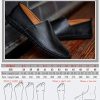 Men's Genuine Leather Loafer Shoes Slip On Soft Walking Driving Shoes