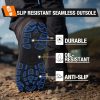 Steel Toe Work Boots for Men, Non Slip & Puncture Resistant Construction Boots with Breathable Lining, EH Protection,