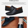 Men's Genuine Leather Loafer Shoes Slip On Soft Walking Driving Shoes